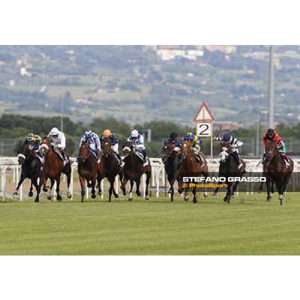 Djordje Perovic on Refuse to Bobbin wins the Premio Presidente della Repubblica GBI Racing Rome, Capannelle racecourse,11th may 2014 photo Stefano Grasso