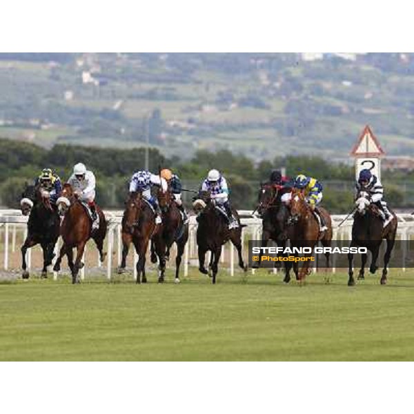 Djordje Perovic on Refuse to Bobbin wins the Premio Presidente della Repubblica GBI Racing Rome, Capannelle racecourse,11th may 2014 photo Stefano Grasso