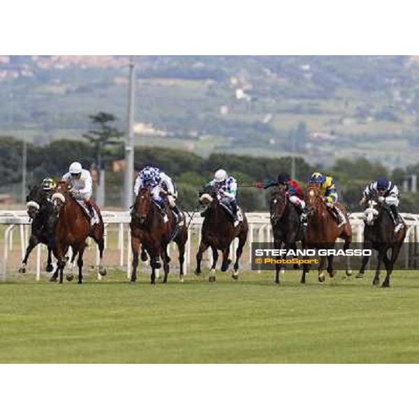 Djordje Perovic on Refuse to Bobbin wins the Premio Presidente della Repubblica GBI Racing Rome, Capannelle racecourse,11th may 2014 photo Stefano Grasso