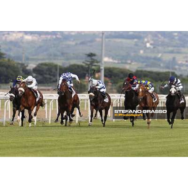Djordje Perovic on Refuse to Bobbin wins the Premio Presidente della Repubblica GBI Racing Rome, Capannelle racecourse,11th may 2014 photo Stefano Grasso