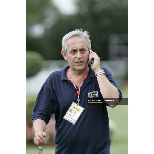 Carlo Bozzo - press officer of Fei European Championship San Patrignano 2005 San Patrignano, 23rd july 2005 ph. Stefano Grasso