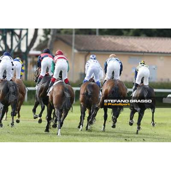 Djordje Perovic on Refuse to Bobbin wins the Premio Presidente della Repubblica GBI Racing Rome, Capannelle racecourse,11th may 2014 photo Stefano Grasso