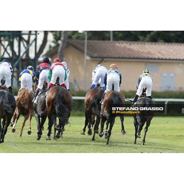 Djordje Perovic on Refuse to Bobbin wins the Premio Presidente della Repubblica GBI Racing Rome, Capannelle racecourse,11th may 2014 photo Stefano Grasso