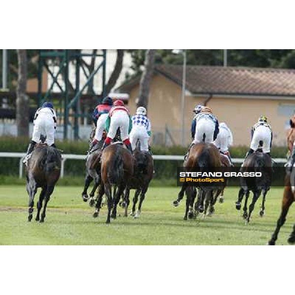 Djordje Perovic on Refuse to Bobbin wins the Premio Presidente della Repubblica GBI Racing Rome, Capannelle racecourse,11th may 2014 photo Stefano Grasso