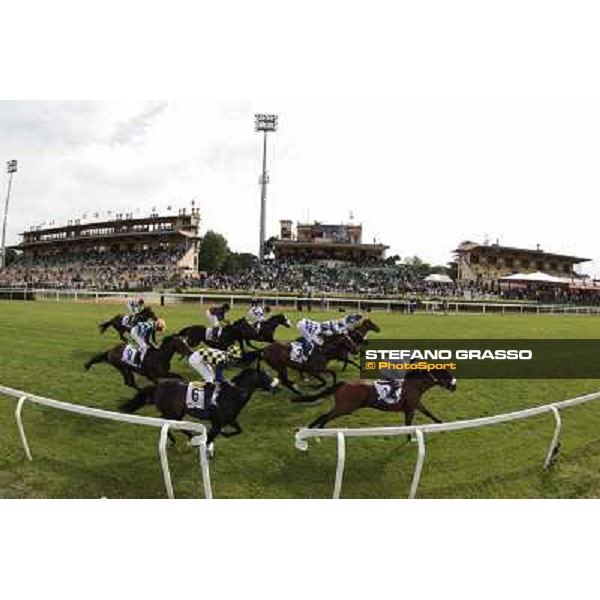 Djordje Perovic on Refuse to Bobbin wins the Premio Presidente della Repubblica GBI Racing Rome, Capannelle racecourse,11th may 2014 photo Stefano Grasso