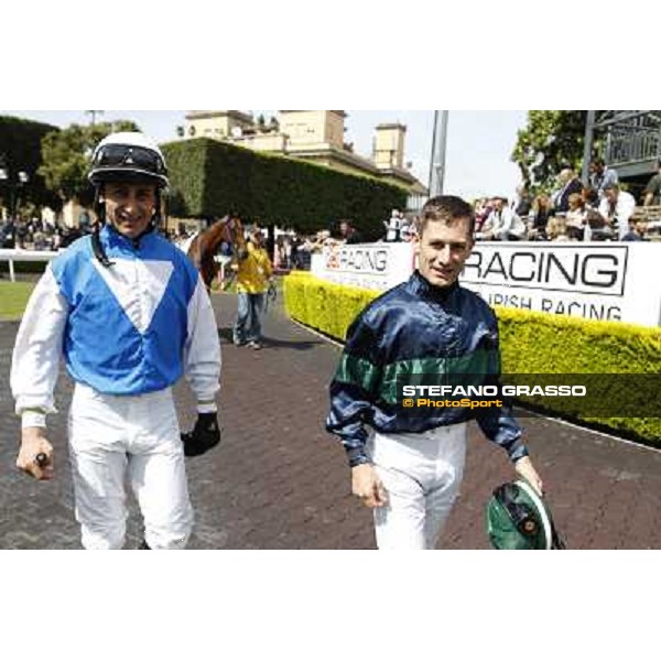 Carlo Fiocchi on Valvibrata wins the Premio Mario Perretti Mujahid Stakes Rome, Capannelle racecourse,11th may 2014 photo Stefano Grasso