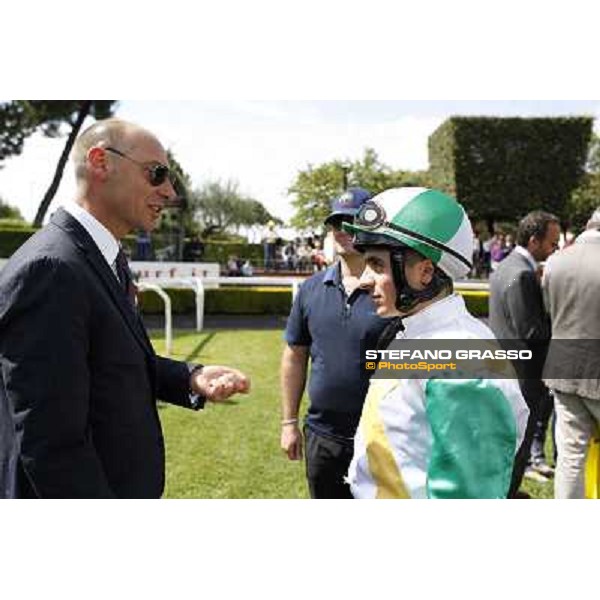 Carlo Fiocchi on Valvibrata wins the Premio Mario Perretti Mujahid Stakes Rome, Capannelle racecourse,11th may 2014 photo Stefano Grasso