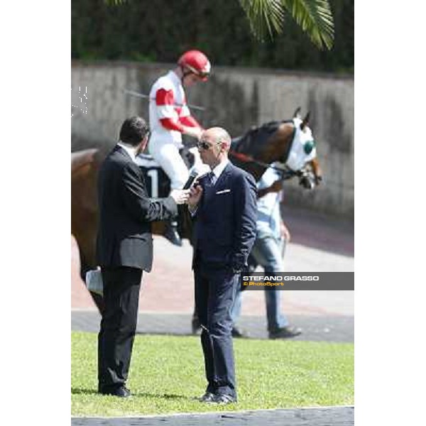 Carlo Fiocchi on Valvibrata wins the Premio Mario Perretti Mujahid Stakes Rome, Capannelle racecourse,11th may 2014 photo Stefano Grasso