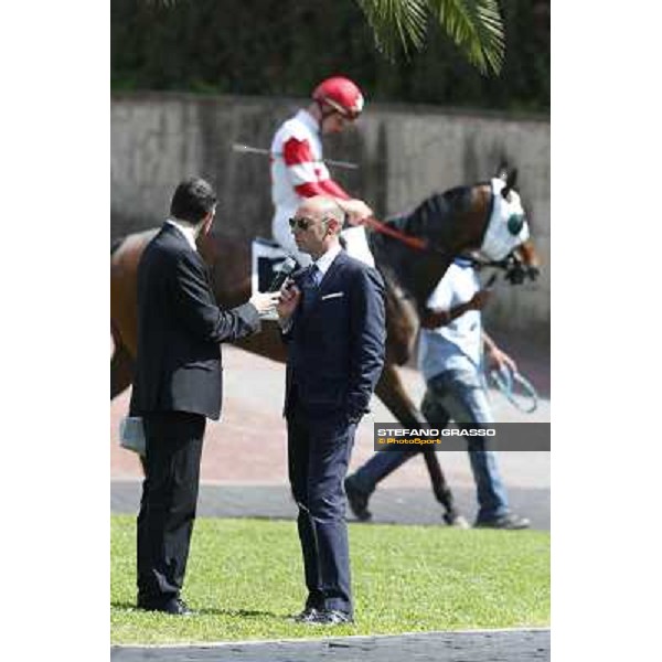 Carlo Fiocchi on Valvibrata wins the Premio Mario Perretti Mujahid Stakes Rome, Capannelle racecourse,11th may 2014 photo Stefano Grasso