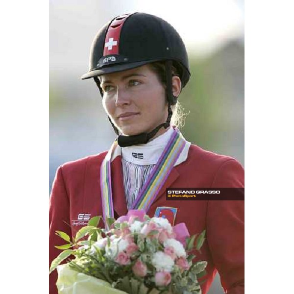 Christine Liebherr, 2nd classified at Fei European Championship San Patrignano 2005 San Patrignano 24th july 2005 ph. Stefano Grasso