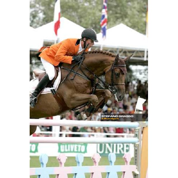 Jeroen Dubbeldam on Bmc Nassau, 3rd at Fei European Championship San Patrignano 2005 San Patrignano 24th july 2005 ph. Stefano Grasso