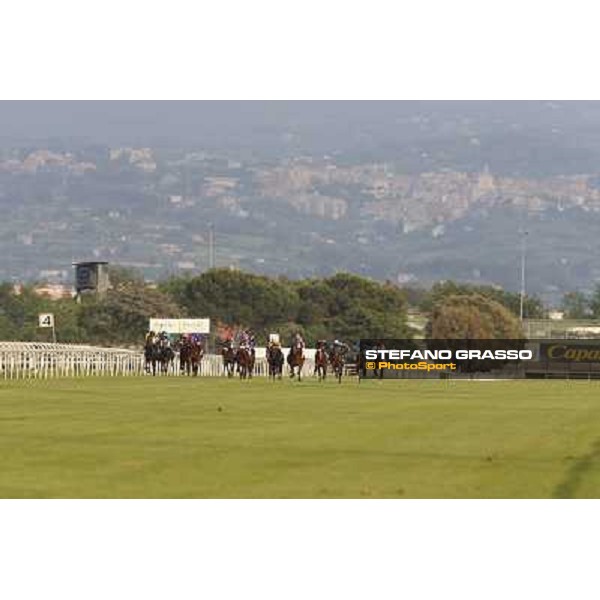 Andrea Atzeni on Cospirator wins the Premio Naip Stakes Rome, Capannelle racecourse,11th may 2014 photo Stefano Grasso