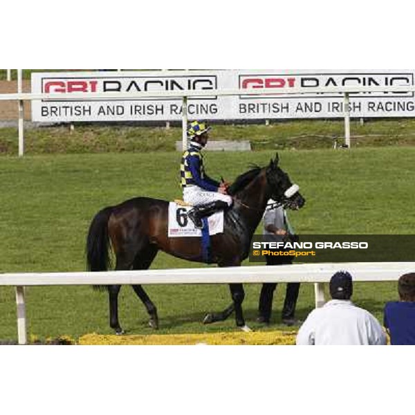 Djordje Perovic on Refuse to Bobbin wins the Premio Presidente della Repubblica GBI Racing Rome, Capannelle racecourse,11th may 2014 photo Domenico Savi/Grasso