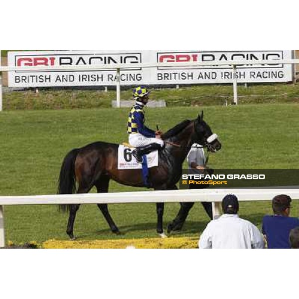 Djordje Perovic on Refuse to Bobbin wins the Premio Presidente della Repubblica GBI Racing Rome, Capannelle racecourse,11th may 2014 photo Domenico Savi/Grasso