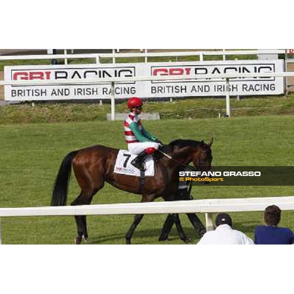 Djordje Perovic on Refuse to Bobbin wins the Premio Presidente della Repubblica GBI Racing Rome, Capannelle racecourse,11th may 2014 photo Domenico Savi/Grasso