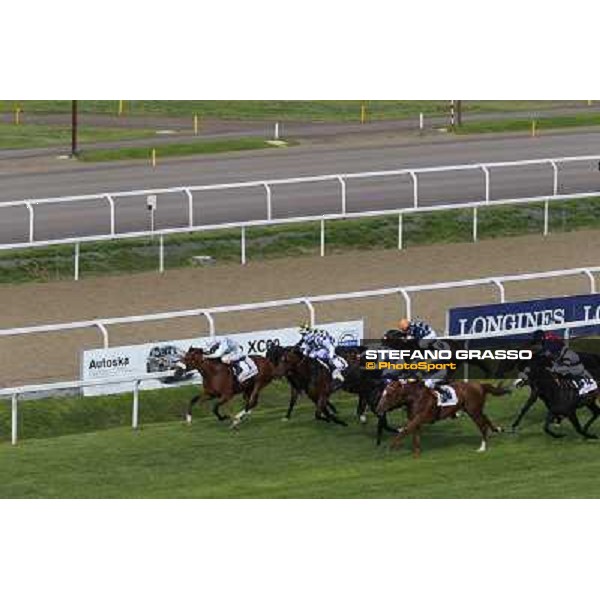 Djordje Perovic on Refuse to Bobbin wins the Premio Presidente della Repubblica GBI Racing Rome, Capannelle racecourse,11th may 2014 photo Domenico Savi/Grasso