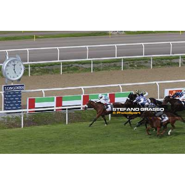 Djordje Perovic on Refuse to Bobbin wins the Premio Presidente della Repubblica GBI Racing Rome, Capannelle racecourse,11th may 2014 photo Domenico Savi/Grasso