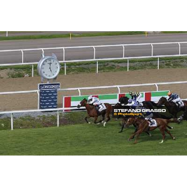 Djordje Perovic on Refuse to Bobbin wins the Premio Presidente della Repubblica GBI Racing Rome, Capannelle racecourse,11th may 2014 photo Domenico Savi/Grasso