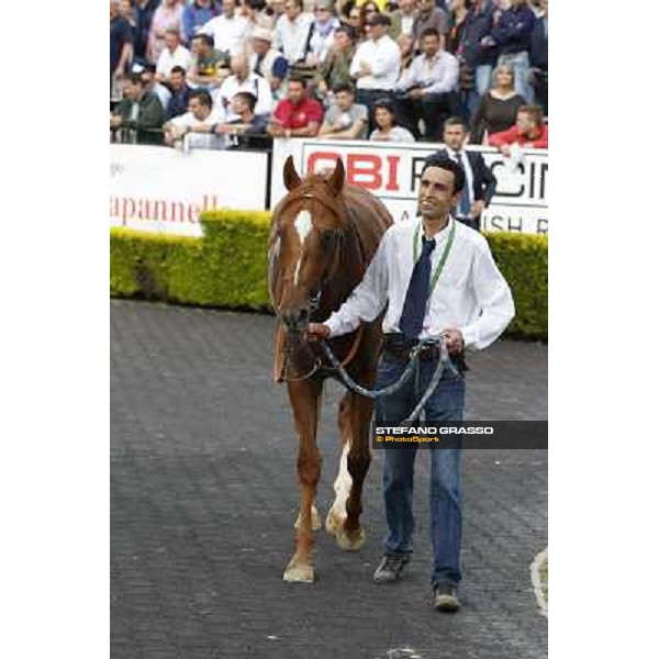 Djordje Perovic on Refuse to Bobbin wins the Premio Presidente della Repubblica GBI Racing Rome, Capannelle racecourse,11th may 2014 photo Domenico Savi/Grasso