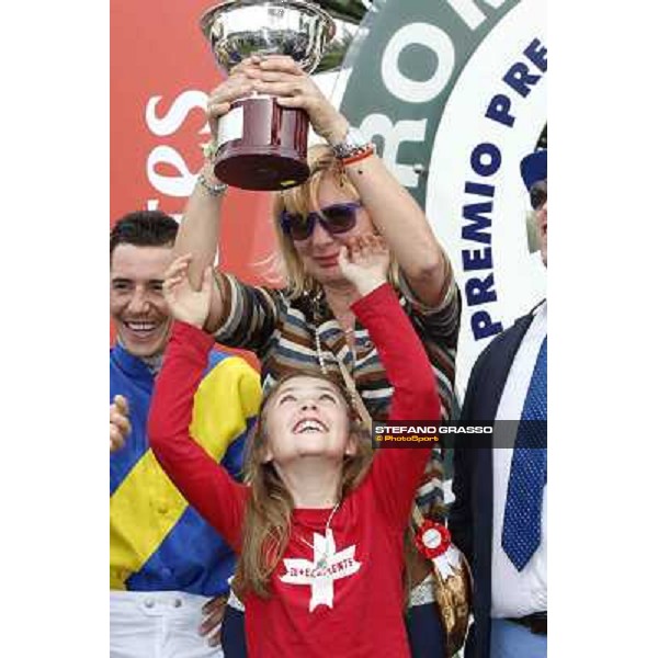 Djordje Perovic on Refuse to Bobbin wins the Premio Presidente della Repubblica GBI Racing Rome, Capannelle racecourse,11th may 2014 photo Domenico Savi/Grasso