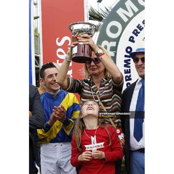 Djordje Perovic on Refuse to Bobbin wins the Premio Presidente della Repubblica GBI Racing Rome, Capannelle racecourse,11th may 2014 photo Domenico Savi/Grasso