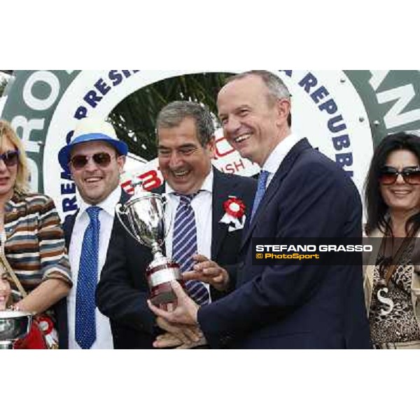 Djordje Perovic on Refuse to Bobbin wins the Premio Presidente della Repubblica GBI Racing Rome, Capannelle racecourse,11th may 2014 photo Domenico Savi/Grasso