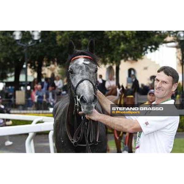 Konkan winnner of the Premio Jebel Ali racecourse Rome, Capannelle racecourse,11th may 2014 photo Domenico Savi/Grasso