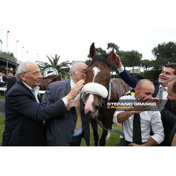 Fabio Branca on Dylan Mouth wins the 131° Derby Italiano Rome,Capannelle Racecourse,18th may 2014 ph.Stefano Grasso/HippoGroup Roma Capannelle