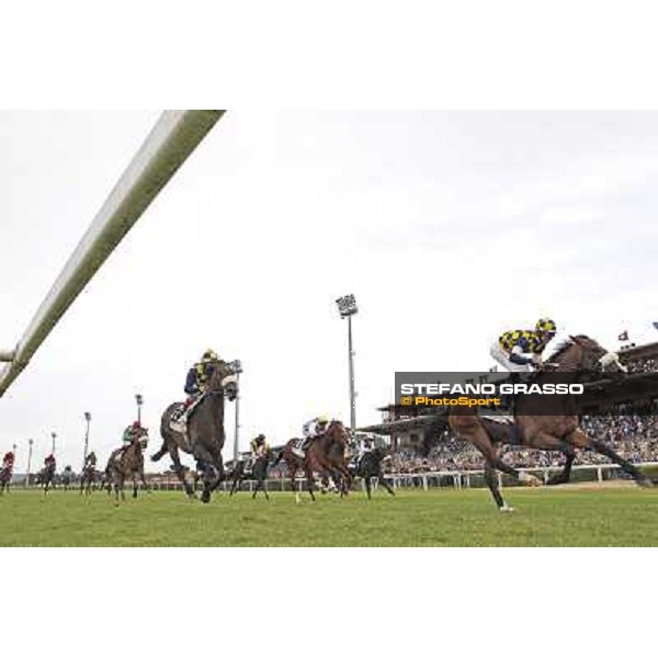 Fabio Branca on Dylan Mouth wins the 131° Derby Italiano Rome,Capannelle Racecourse,18th may 2014 ph.Stefano Grasso/HippoGroup Roma Capannelle