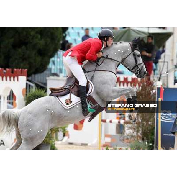Team Belgium win the Furusiyya Nations Cup Constant Van Paesschen on Citizenguard Toscan de Sainte Rome, Piazza di Siena 23rd may 2014 ph.Stefano Grasso