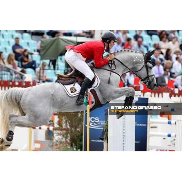 Team Belgium win the Furusiyya Nations Cup Constant Van Paesschen on Citizenguard Toscan de Sainte Rome, Piazza di Siena 23rd may 2014 ph.Stefano Grasso