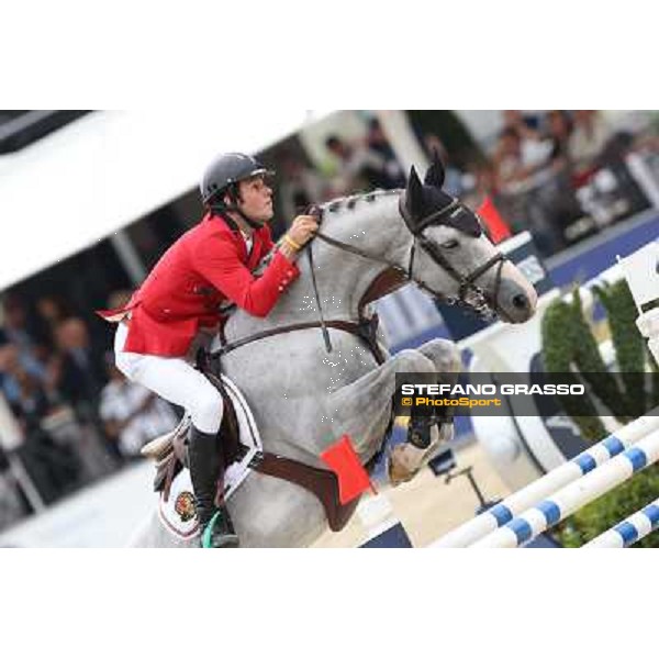 Team Belgium win the Furusiyya Nations Cup Constant Van Paesschen on Citizenguard Toscan de Sainte Rome, Piazza di Siena 23rd may 2014 ph.Stefano Grasso