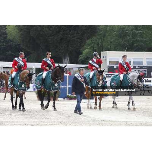 Team Belgium win the Furusiyya Nations Cup Rome, Piazza di Siena 23rd may 2014 ph.Stefano Grasso