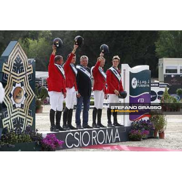 Team Belgium win the Furusiyya Nations Cup Rome, Piazza di Siena 23rd may 2014 ph.Stefano Grasso