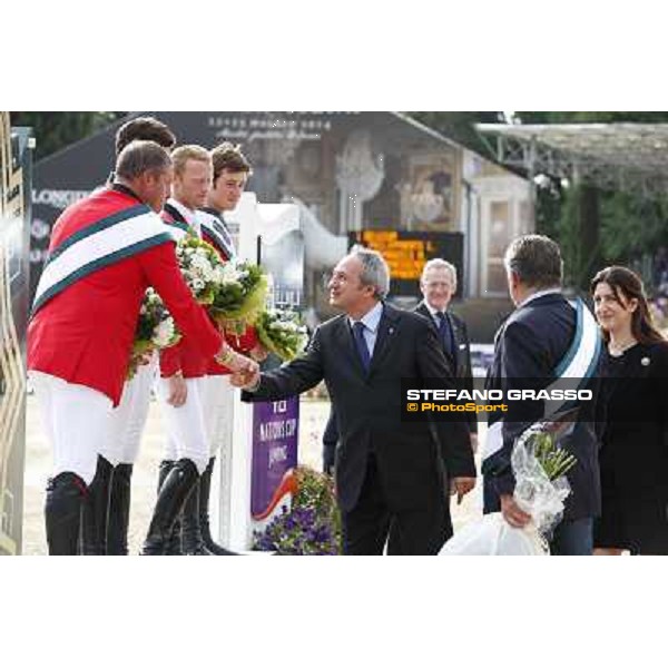 Team Belgium win the Furusiyya Nations Cup Rome, Piazza di Siena 23rd may 2014 ph.Stefano Grasso