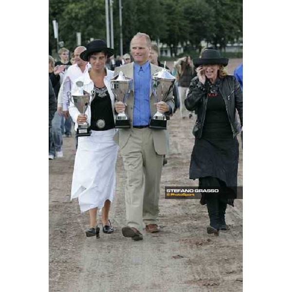 the owners of Unforgettable winner of 110.o Deutsches Berlin Mariendorf, 7th august 2005 ph. Stefano Grasso