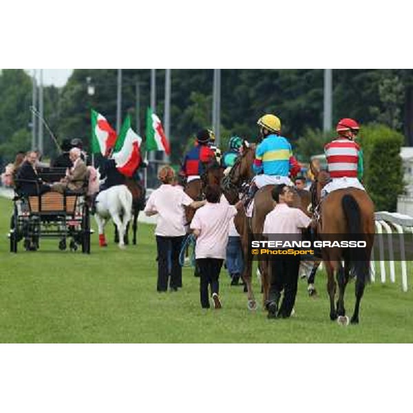 Fabio Branca on Final Score wins the Oaks d\'Italia Milano - San Siro racecourse - Oaks d\'Italia Day Milano,25th may 2014 ph.Stefano Grasso/IppodromoMilano