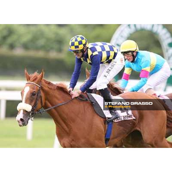 Fabio Branca on Final Score wins the Oaks d\'Italia Milano - San Siro racecourse - Oaks d\'Italia Day Milano,25th may 2014 ph.Stefano Grasso/IppodromoMilano