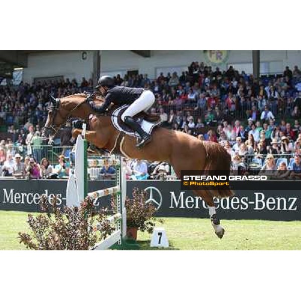 Katrin Eckermann on Firth of Lorne wins the Longines Global Champions Tour of Hamburg Hamburg,31st may 2014 ph.Stefano Grasso/LGCT
