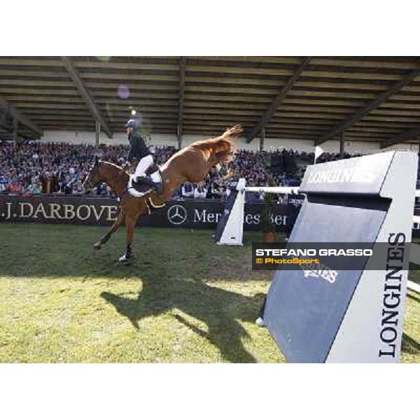 Katrin Eckermann on Firth of Lorne wins the Longines Global Champions Tour of Hamburg Hamburg,31st may 2014 ph.Stefano Grasso/LGCT