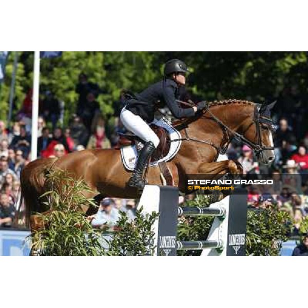 Katrin Eckermann on Firth of Lorne wins the Longines Global Champions Tour of Hamburg Hamburg,31st may 2014 ph.Stefano Grasso/LGCT