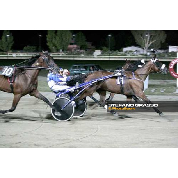 Romeo Gallucci with Coralls Sugar wins the 2nd heat of IX Palio dei Comuni SS Cosma e Damiano 8th august 2005 ph. Stefano Grasso