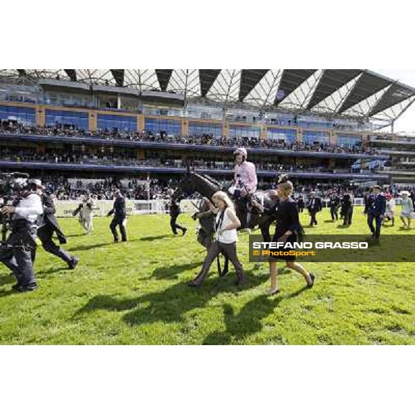 William Buick on The Fugue wins the Prince of Wales\'s Stakes Ascot, Royal Ascot 18th june 2014 ph.Stefano Grasso