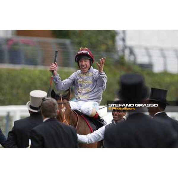 Frankie Dettori on Baitha Alga wins the Norfolk Stakes Ascot, Royal Ascot 19th june 2014 ph.Stefano Grasso