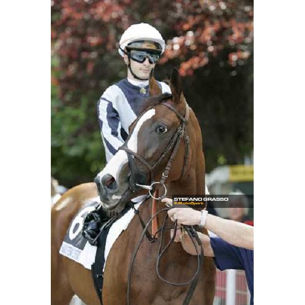 Patrick Lemaire on Divine Proportions before the race Deauville, 14th august 2005 ph. Stefano Grasso