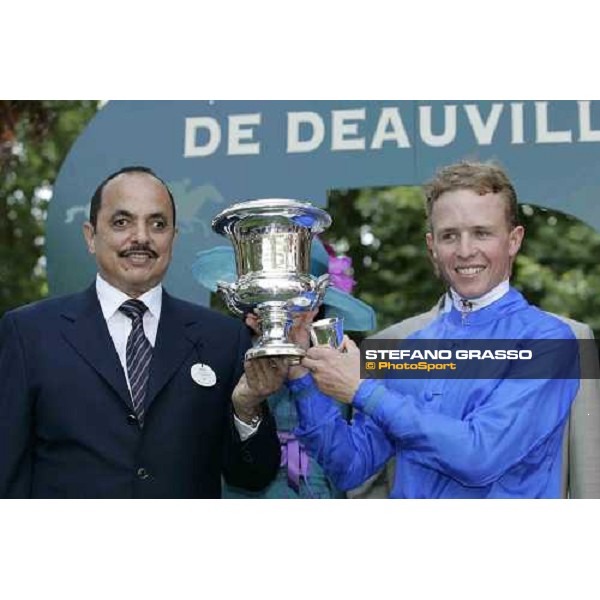 Kerrin Mc Evoy at the giving prize of the Prix De Fresnay-Le Buffard-JAcques Le Marois Deauville, 14th august 2005 ph. Stefano Grasso