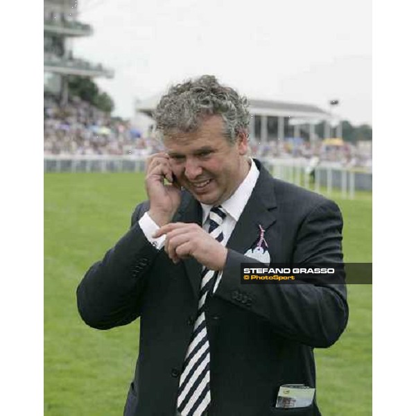 Electrocutionist\'s trainer Valfredo Valiani winner of the Juddmonte International Stakes York, The Ebor Meeting, 16th august 2005 ph. Stefano Grasso