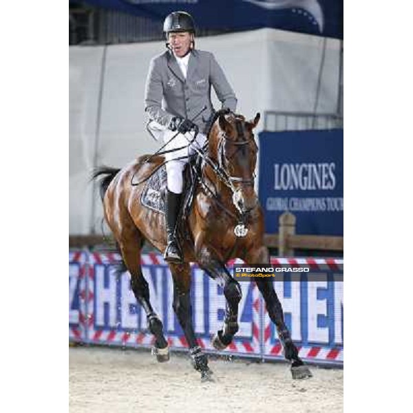 Ludger Beerbaum and Chaman win the LGCT of Lausanne photo Stefano Grasso/LGCT