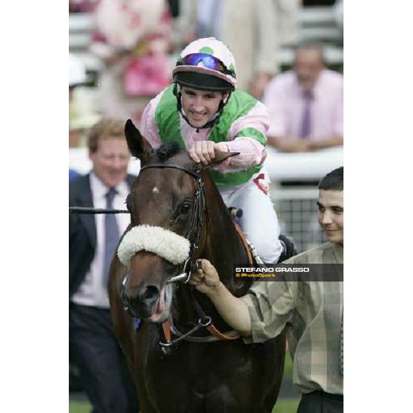 close up for Amadeus Wolf and Neil Callan winners of The Scottish Equitable Gimcrack Stakes York, The Ebor Meeting 17th august 2005 ph. Stefano Grasso