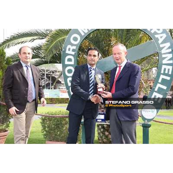 Roma 21 Settembre 2014 Capannelle Racecourse Carlo Fiocchi on Ginwar wins Premio Rumon Listed Race ph. Domenico Savi
